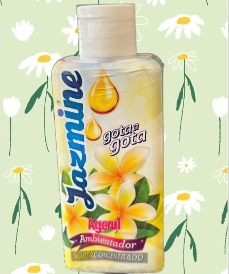 Air freshener JAZMINE with background 125ml