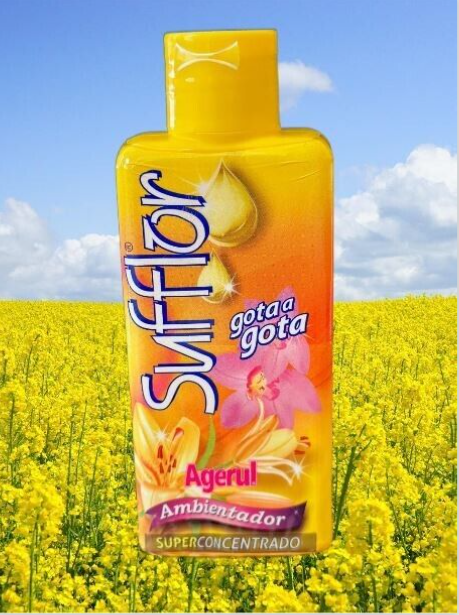 Air freshener SUFFLOR with background 125 ml