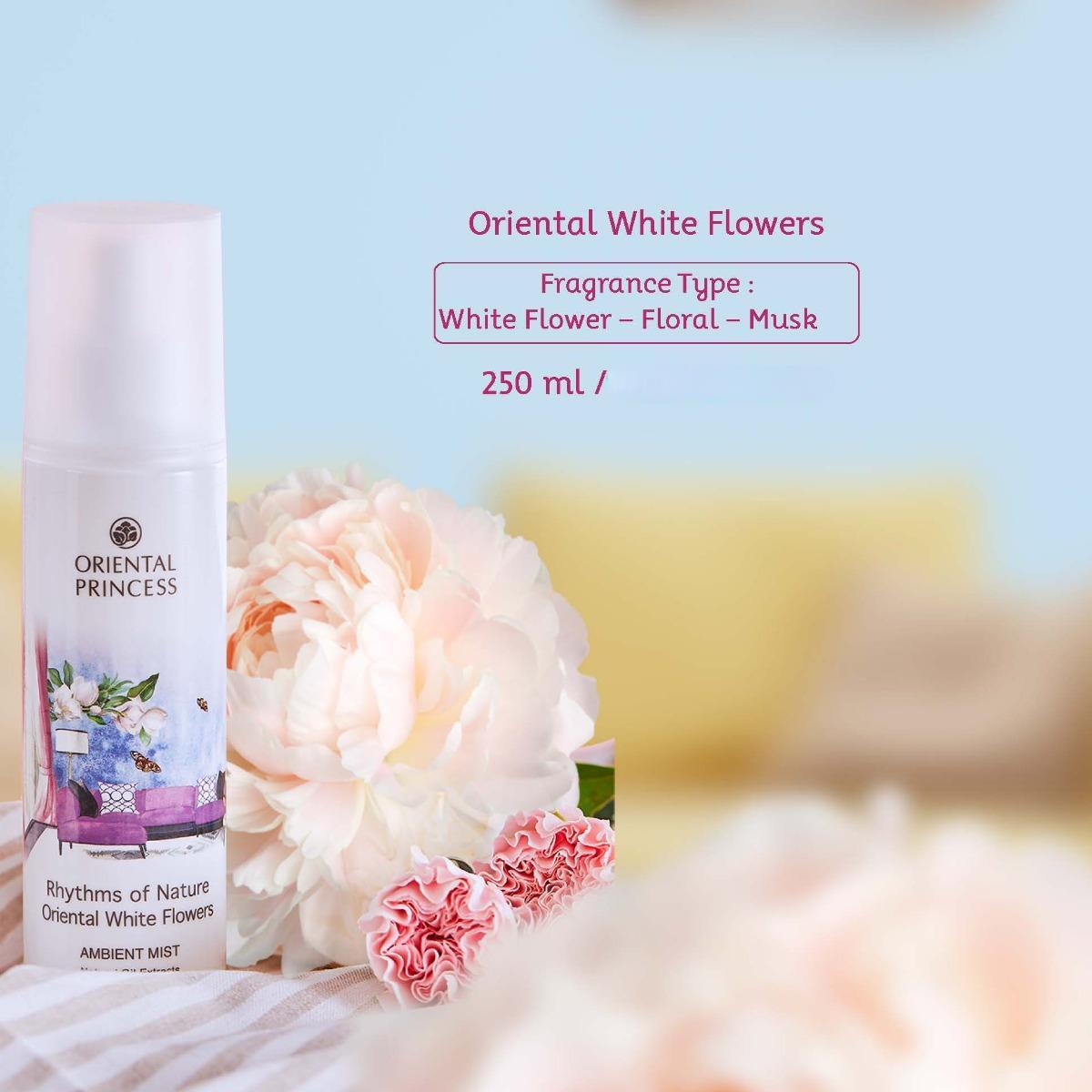 Rhythms of Nature Oriental White Flowers Ambient Mist 250 ml